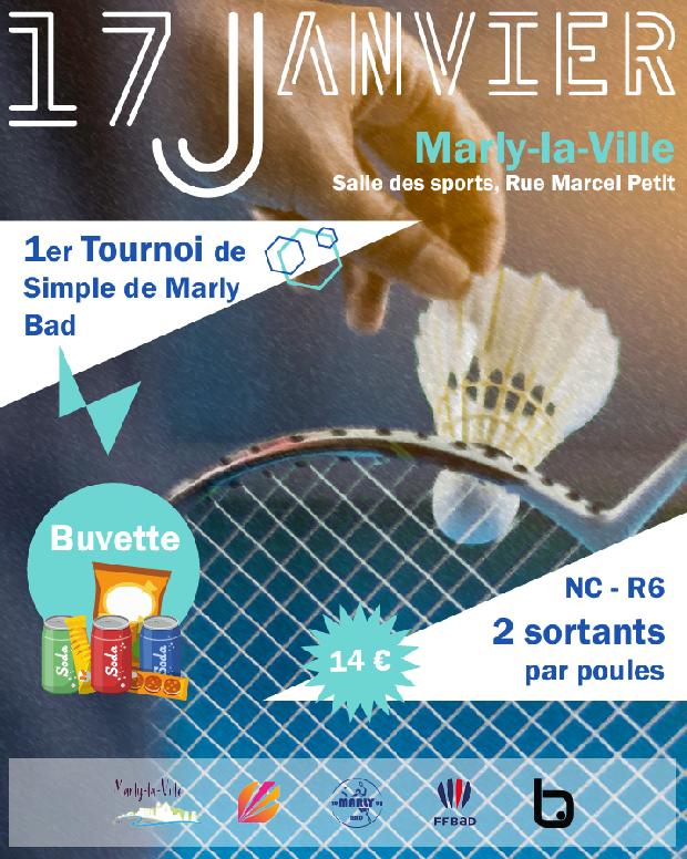 1er tournoi de Simple de Marly Bad